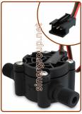 In-line flow sensor, digital output, 1/4" BSP, JST connector, 0,6-8 lt./min.