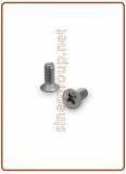M4x10 flat head screw stainless steel A2 (500)