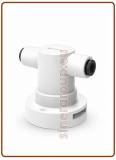 Refiner single polypropylene filter head with shut-off valve without integrated bracket 1/4", 8mm., 3/8", 10mm. quick fit (24)