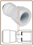 Terminale diritto femmina Ø tubo - filetto UNS (Tipo a Cono) 1/4" x 7/16-24 doppio o-ring
