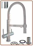 1346 Rubinetto a molla 3 vie 3/8" Cromo