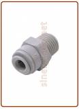 Straight adaptor OD Tube - NPTF thread