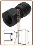 Female adaptor OD Tube - UNS thread (Cone Type)