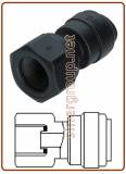 Female adaptor OD Tube - UNF thread (Cone Type)