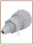 Straight adaptor Power OD Tube - BSW thread british nipple, imperial size