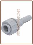 Barb connector Power OD Tube - ID Tube, imperial size
