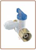 Hand check valve Connector OD Tube - M.xF. Thread NPS, BSPP