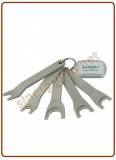 DM fit spanner set size from 3/16" to 1/2"