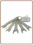 DM fit  set chiavi per raccordi misure da 3/16" a 1/2"