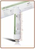 Pentek GS-10RO filtro in linea carbone attivo granulare (GAC) al cocco 1/4" FPT, 1/4" J.G. 2"x10" - 5 micron