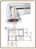 Raccordo cromato a 90° F.M.