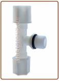 Intermedio a T NY Ø tubo - filetto BSP M. con dadi compressione e o-ring