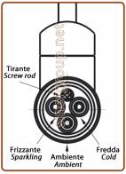 3047 RUBINETTO DI PRELIEVO 3 VIE 1/4″ CROMO