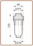 Filtro anticalcare a polifosfato per lavatrice 150gr. (50) - 18118101-01