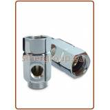 E.Z. Feed Water Connector, with Free Degree Nut 3/8" - 3/4"x3/4" (10)