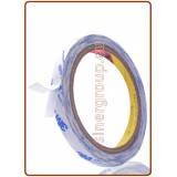 Rusoz Nastro Biadesivo 9488A - 12mm x 50mt., Spessore: 0,15mm, Trasparente