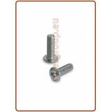 Vite M3x10 testa bombata con cava esagonale INOX A2 (1000)