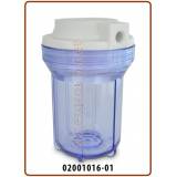 Contenitore standard 5" - IN-OUT 1/4" trasparente (24)