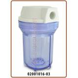 Contenitore standard 5" - IN-OUT 1/2" trasparente (24)