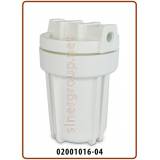 Contenitore standard 5" - IN-OUT 1/4" bianco (24)