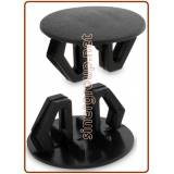 Chassis back plug for hole OD from 18,4 to 22 mm.