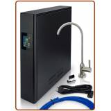 ION-RO250 Slim osmosi inversa diretta e SODA 1, 2 vie 90/120lt. ora pompa booster o motore raffreddato ad aria, acqua naturale e