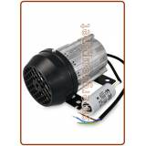 Motore raffreddato ad aria con ventola e copri ventola per pompa rotativa osmosi inversa 180W.