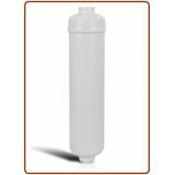 No branded Filtro in Linea carbon block al cocco battereostatico 1/4" NPT 2,5"x11" - 0.5, 5 micron (25)