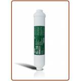 Ionicore IC-10SCGAC Filtro in Linea carbone attivo granulare al cocco battereostatico 1/4" BSP 2"x10" (25)