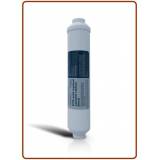 Filtro in Linea carbon block (CB) al cocco 1/4" FPT 2"x10" - 5 micron (25)