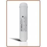 Filtro in linea Dual sed+coconut carb (GAC) 1/4" NPT 2,5" x 11" - 10 micron (25)