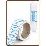Bobina etichette adesive ultrafiltrazione 12x6 cm. - Stock da 1 a 20.000 pezzi
