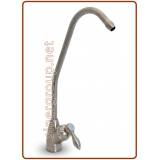 1040 Long reach 1-way stainless steel faucet with drop handle 1/4" (30)