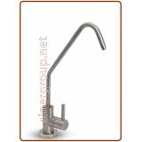 1041 Long 1-way stainless steel faucet 1/4" (20)