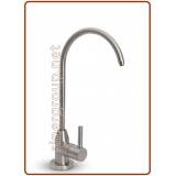 1043 1-way Long reach stainless steel faucet 1/4" (20)