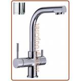 3103 rubinetto 3 vie senza metalli pesanti 3/8"