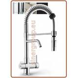3224 Rubinetto a molla 3 vie 3/8"