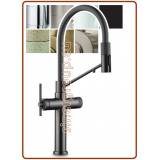 3328 Rubinetto a molla acciaio inox 304 3 vie 3/8"