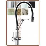 3330 Rubinetto a molla acciaio inox 304 3 vie 3/8"