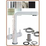 4007 4-way mix faucet 3/8" White