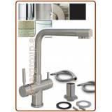4007 4-way mix faucet 3/8" Brushed nickel