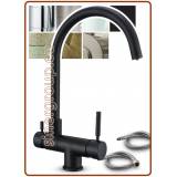 4322 Rubinetto pieghevole acciaio inox 304 4 vie sottofinestra 3/8"