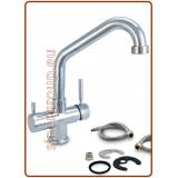 5024 rubinetto 5 vie 3/8" cromo
