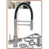 3334 Spring 3-way faucet stainless steel 3/8"