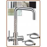 5336 Rubinetto acciaio inox 304 5 vie 3/8"