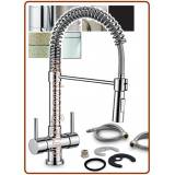5339 Rubinetto a molla acciaio inox 304 5 vie 3/8"