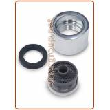 Kit aeratore e supporto di ricambio per rubinetto 10004006-CR (white box, 2022 version)