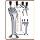 Zenith ricambio colonnina meccanica 2, 3 vie G5/8 ricircolo acqua, Cromo, Nero Opaco
