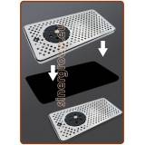 Raccogligocce INOX con sciacquatrice per colonnine varie misure