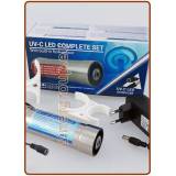 Sistema UV-LED Completo con sensore di flusso 4lt./min. (1,05 GPM) 8W - 1/4" innesto rapido (30)